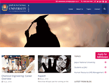 Tablet Screenshot of blog.jnujaipur.ac.in